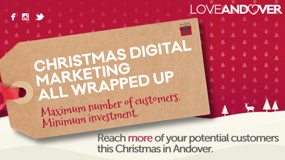 Christmas Retail Marketing Tag in Andover
